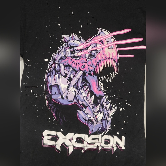 Excision Dubstep Dino Graphic Tee - Picture 2 of 7